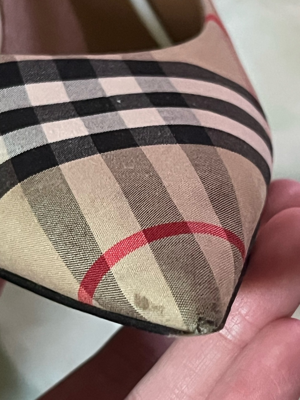 Burberry Vintage check cotton pumps - Picture 15 of 16